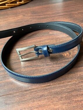 Dark Blue Silver Belt